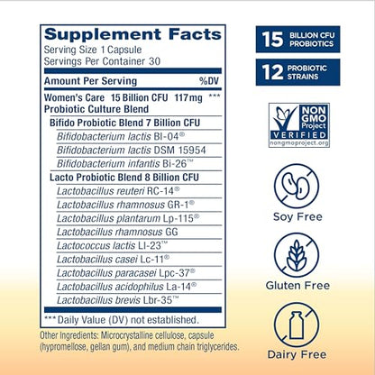 Renew Life Women's Probiotic Capsules, Supports pH Balance for Women, Vaginal, Urinary Renew LifeBuy Supplements Australia