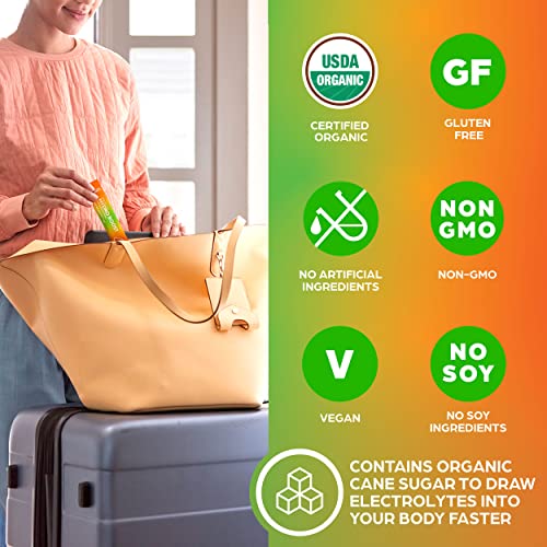 Orgain Organic Hydration Packets, Electrolytes Powder - Mango Hydro Boost with Superfoo OrgainBuy Supplements Australia
