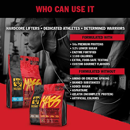 MUTANT Mass Weight Gainer Protein Powder, High-Calorie Workout Shakes MutantBuy Supplements Australia