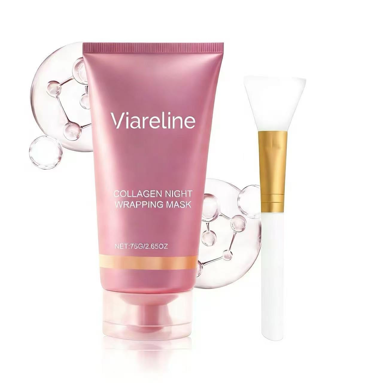 Collagen Night Wrapping Mask, Collagen Mask, Collagen Overnight Easy Peel Off Face Mask, Firming & Hydration Care, Reduce Fine Lines & Dullness, Suitable for All Skin Types(2.65 fl.oz) Generic buy supplements Au