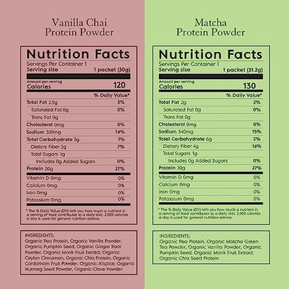 Truvani Organic Vegan Protein Powder Sample Pack - 20g of Plant Based Protein, Organic TruvaniBuy Supplements Australia