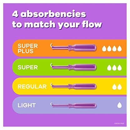 Tampax Radiant Tampons Multi Pack with LeakGuard Braid, Light/Regular Absorbency, Unscented, 26 Count TampaxBuy Supplements Australia
