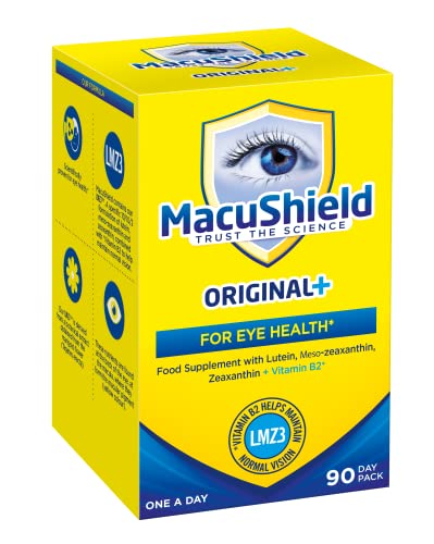 MacuShield Original Plus Capsules - 90 Day Pack, Eye Health Food Supplement containing MacushieldBuy Supplements Australia