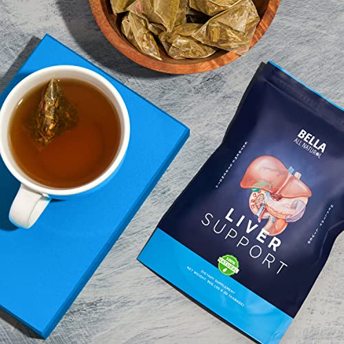 Bella All Natural Liver Detox Drink - Liver Cleanse Detox & Repair Tea with Blessed Thistle Bella All NaturalBuy Supplements Australia