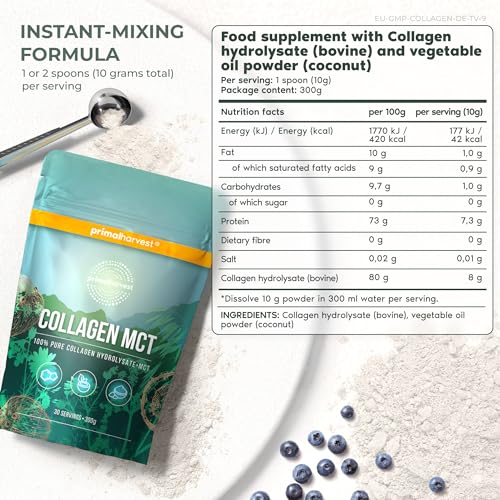 Collagen MCT by Primal Harvest - Powder Supplement with Type I and III Primal HarvestBuy Supplements Australia