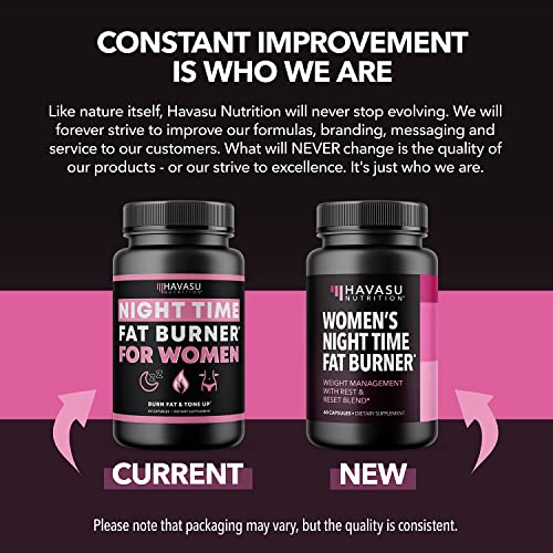 Night Time Fat Burner for Women | Weight Loss and Sleep Support Blend With Vitamin D HAVASU NUTRITIONBuy Supplements Australia