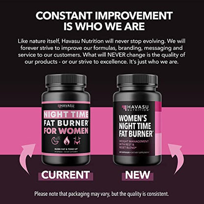 Night Time Fat Burner for Women | Weight Loss and Sleep Support Blend With Vitamin D HAVASU NUTRITIONBuy Supplements Australia