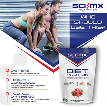 SCI-MX Diet Protein, High Protein, Low Sugar, Low Fat Lean Protein Formula Powder with Added CLA SCI-MXBuy Supplements Australia