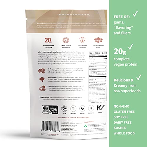 Sprout Living, Epic Protein, Plant Based Protein & Superfoods Powder, Complete Coffee Sprout LivingBuy Supplements Australia