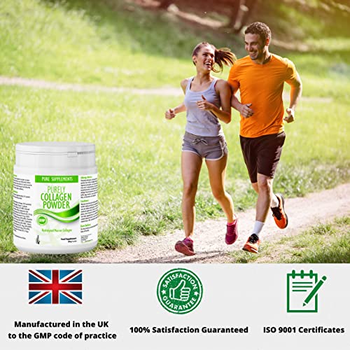 Collagen Powder Marine Supplement | Hydrolyzed Protein peptides with Hyaluronic Acid Vitamin C Biotin etc for Women Men Pure Food SupplementsBuy Supplements Australia
