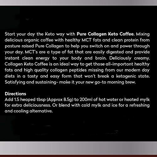 Planet Paleo Pure Collagen Keto Coffee with MCT Powder Planet PaleoBuy Supplements Australia