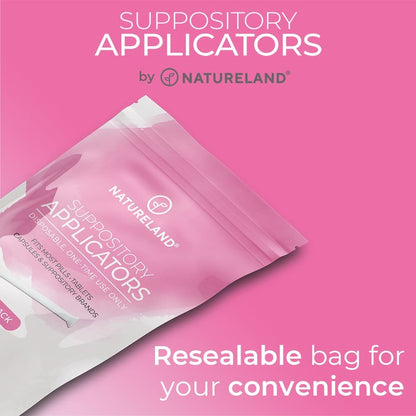 Natureland [10 Pack] Vaginal Suppository Applicators for Women, Soft Tip Auxiliary Tool for Pills NaturelandBuy Supplements Australia
