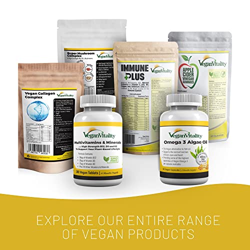 Vegan Collagen Supplement for Skin, Hair, Nails, Joints & Bones with Vegan VitalityBuy Supplements Australia