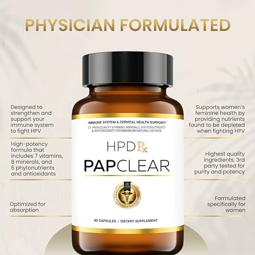 HPD Rx PAPCLEAR Physician Formulated | All Natural HPV Immune Support Supplement HPD RxBuy Supplements Australia