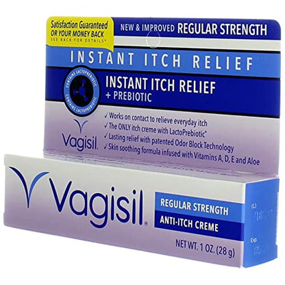 Vagisil Anti-Itch Creme Original Strength 1 oz (Pack of 5) VagisilBuy Supplements Australia