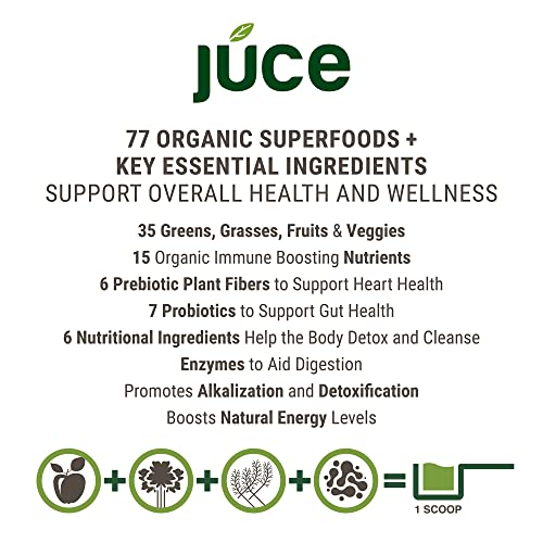 Terra Kai Organics JUCE Green Superfood Powder, Organic Fruits and Veggies Supplement Terra Kai OrganicsBuy Supplements Australia