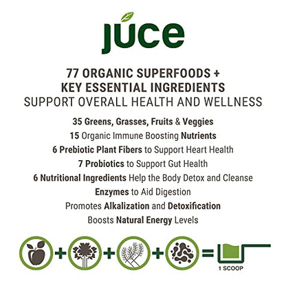 Terra Kai Organics JUCE Green Superfood Powder, Organic Fruits and Veggies Supplement Terra Kai OrganicsBuy Supplements Australia