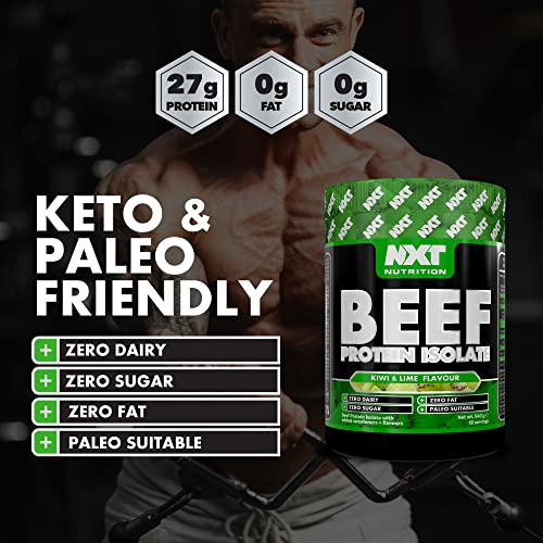 NXT Beef Protein Isolate 540g - High Protein Powder in Natural Amino Acids - Paleo, Keto Friendly NXT NutritionBuy Supplements Australia