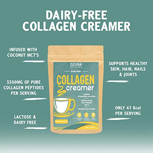 Collagen Coffee Creamer | Keto & Paleo | Premium Hydrolysed Collagen Peptides & Coconut MCT OZUNA NUTRITIONBuy Supplements Australia