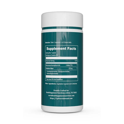 UpNourish Probiotics for GLP-1 Support, 5 Billion TFU Akkermansia Muciniphila for Digestive Health, Leaky Gut, Immunity and Metabolic Health, Prebiotics and Probiotics for Women and Men, 60 Capsules UpNourish buy supplements Au