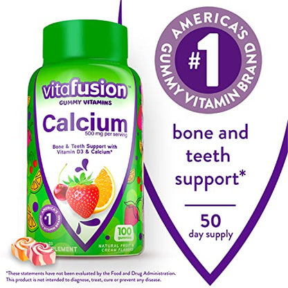 Vitafusion Fiber Well Sugar Free Fiber Supplement & Chewable Calcium Gummy Vitamins VitafusionBuy Supplements Australia