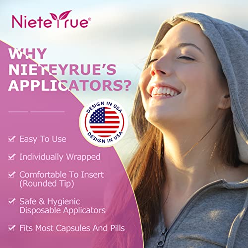 Nieteyrue 20-Packs Suppository Applicators for Women, Disposable, Individually Wrapped NieteyrueBuy Supplements Australia