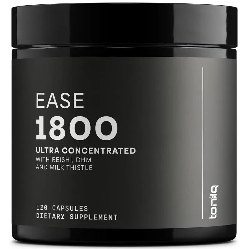 Toniiq Ease with DHM - Full Liver Support for a Night Out - 120 Capsules - 50x Super Concentrated Extract Toniiq buy supplements Au
