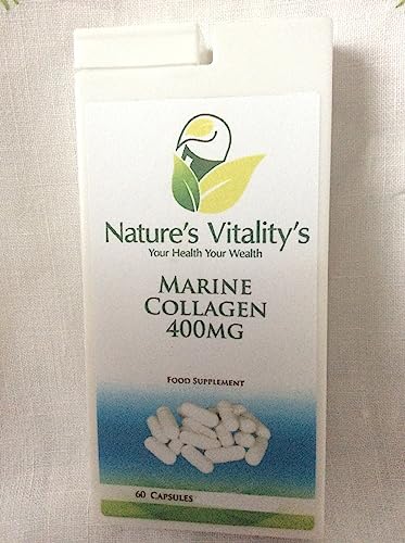 NATURE'S VITALITY'S Marine Collagen Capsules 400mg 60 Capsules 2 NATURE'S VITALITY'SBuy Supplements Australia