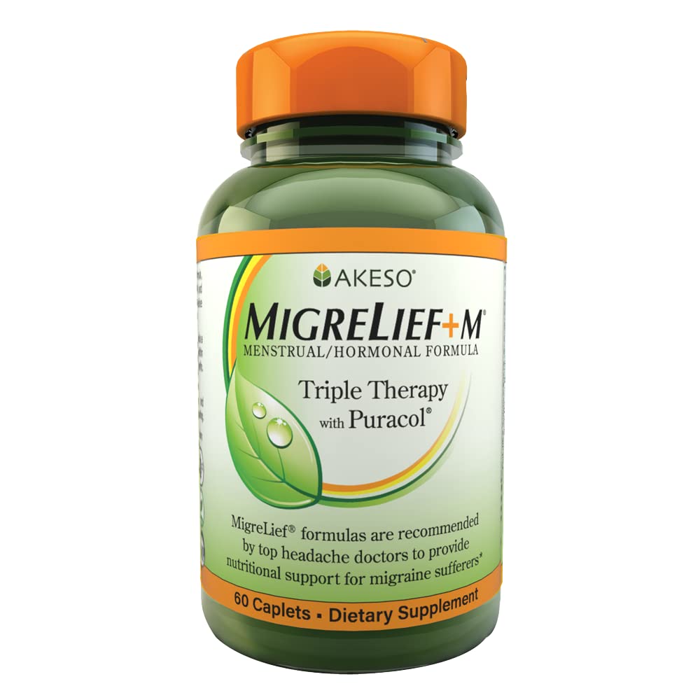 MigreLief+M – Advanced Nutritional Support Supplement for Women’s Neurological Health and Head Comfort – 60 Caplets (1-Month Supply) MigreLiefBuy Supplements Australia