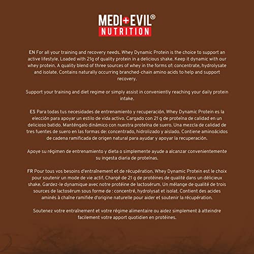 Medi-Evil Nutrition Whey Dynamic Protein, Cookies and Cream Flavour, 2kg, 66 Servings Medi-Evil NutritionBuy Supplements Australia
