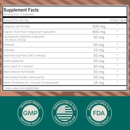 SACRALMOON Candida Cleanse - 8 Cleansing Ingredients for Digestive Support and Feminine Care SACRALMOONBuy Supplements Australia