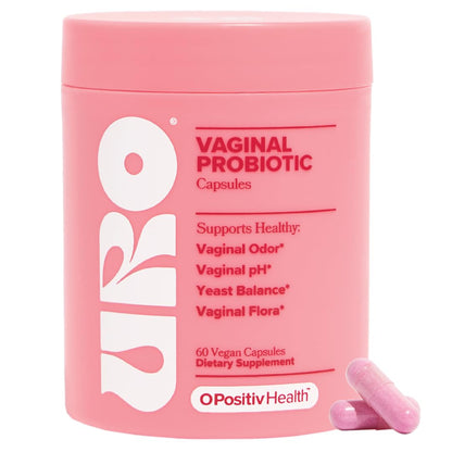 O Positiv URO Vaginal Probiotics for Women pH Balance with Prebiotics & Lactobacillus – Vaginal Health Supplement – Promote Healthy Vaginal Odor & Flora, 60 Count (Pack of 1), 1 Month Supply O PositivBuy Supplements Australia