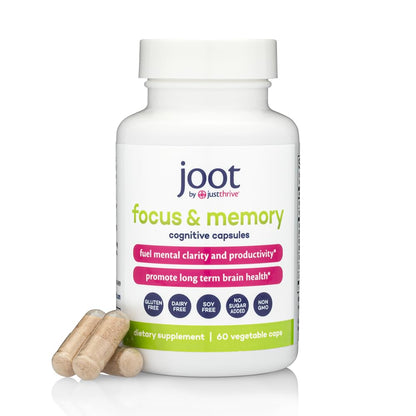 Just Thrive Focus & Memory Capsules – Nootropic Brain Supplement for Clarity, Concentration, Memory Support, & Energy – Citicoline, Lion’s Mane, Vitamins B12 & D3 Just ThriveBuy Supplements Australia