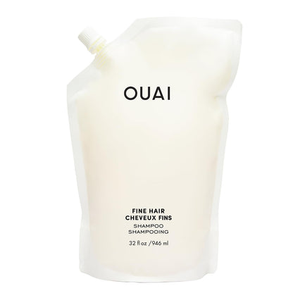 OUAI Fine Hair Shampoo Refill - Volumizing Shampoo for Fine Strands - Made with Biotin, Keratin & Chia Seed Oil - Strengthens, Nourishes & Thickens - Color-Safe & Sulfate Free Hair Care (32 Fl oz) OUAIBuy Supplements Australia