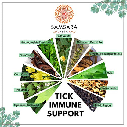 Samsara Herbs Tick Immune Support - The Original Herbal Formula (240 Capsules) Samsara HerbsBuy Supplements Australia