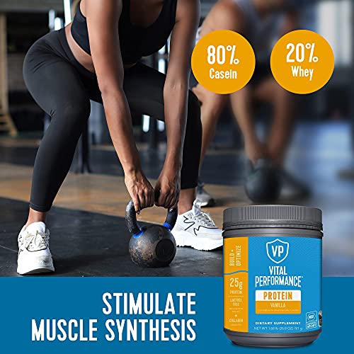 Vital Performance Protein Powder, 25g Lactose-Free Milk Protein Isolate Casein & Whey Vital ProteinsBuy Supplements Australia