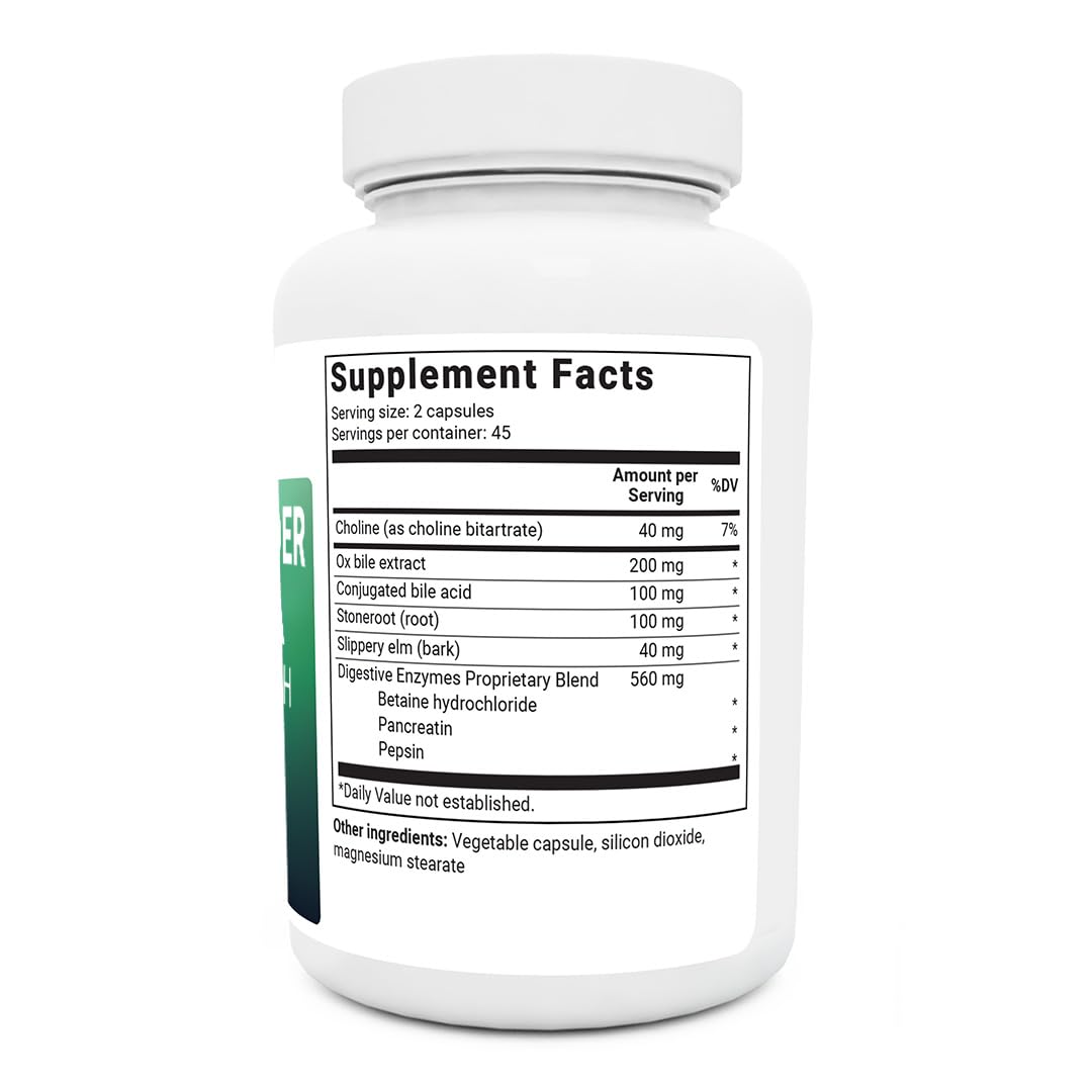 Dr. Berg Gallbladder Formula Extra Strength - Made w/Purified Bile Salts & Ox Bile Digestive Dr. Berg NutritionalsBuy Supplements Australia