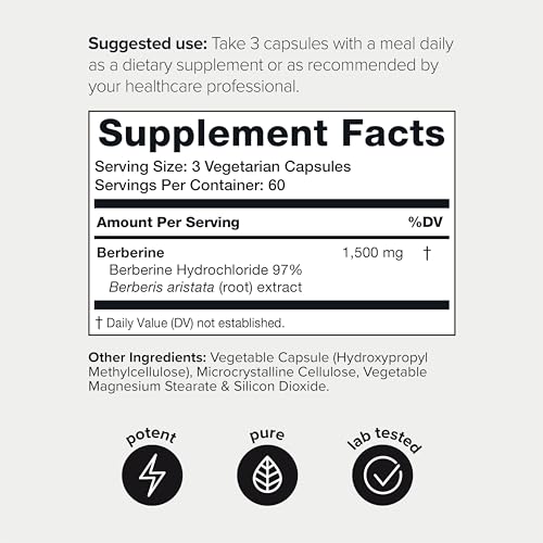 Toniiq Ultra High Strength Berberine 1500mg from The Himalayas Berberine Supplement ToniiqBuy Supplements Australia