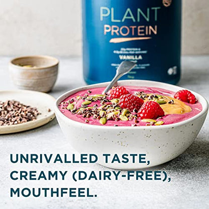 Kinetica Vanilla Flavour Plant Protein 1kg | Blend of Pea and Rice Protein | Vegan KineticaBuy Supplements Australia