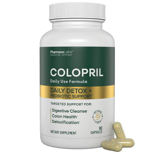 Colopril Colon Cleanse Dietary Supplement - Supports Cleansing of Bowels & Digestive Tract - Eases Constipation - Ginger Root, Lactobacillus, Psyllium Husk Colopril canada supplements