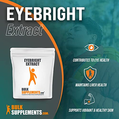 BULKSUPPLEMENTS.COM Eyebright Extract Powder - Eye Bright Extract - Eye Supplement BULKSUPPLEMENTS.COMBuy Supplements Australia