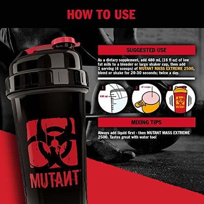 Mutant Mass Extreme Gainer Whey Protein Powder, Build Muscle Size & Strength with High MutantBuy Supplements Australia