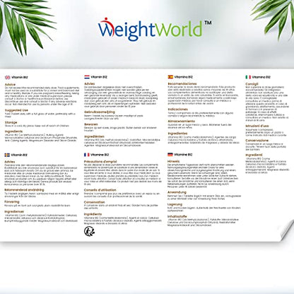 Vitamin B12 Tablets High Strength – 1000mcg Vegan B12 Supplement – 450 Pure Methylcob WeightWorldBuy Supplements Australia