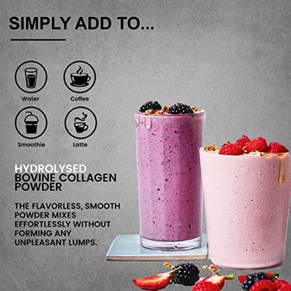 Vitazam Bovine Collagen Peptides - Hydrolyzed Type 1 & 3 Collagen Powder Protein Supplement for Healthy VitaZamBuy Supplements Australia