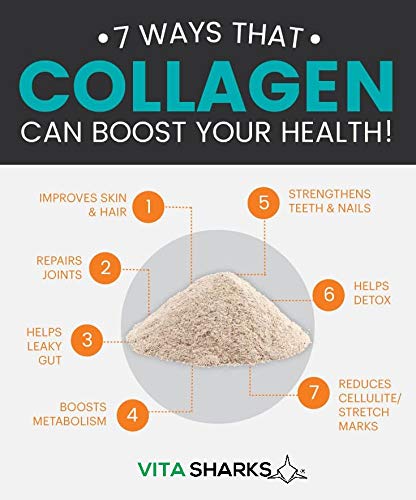 VitaBalance Collagen+ 60 Capsules for Skin, Hair, Nails, Joints & Connective Tissue Vita SharksBuy Supplements Australia