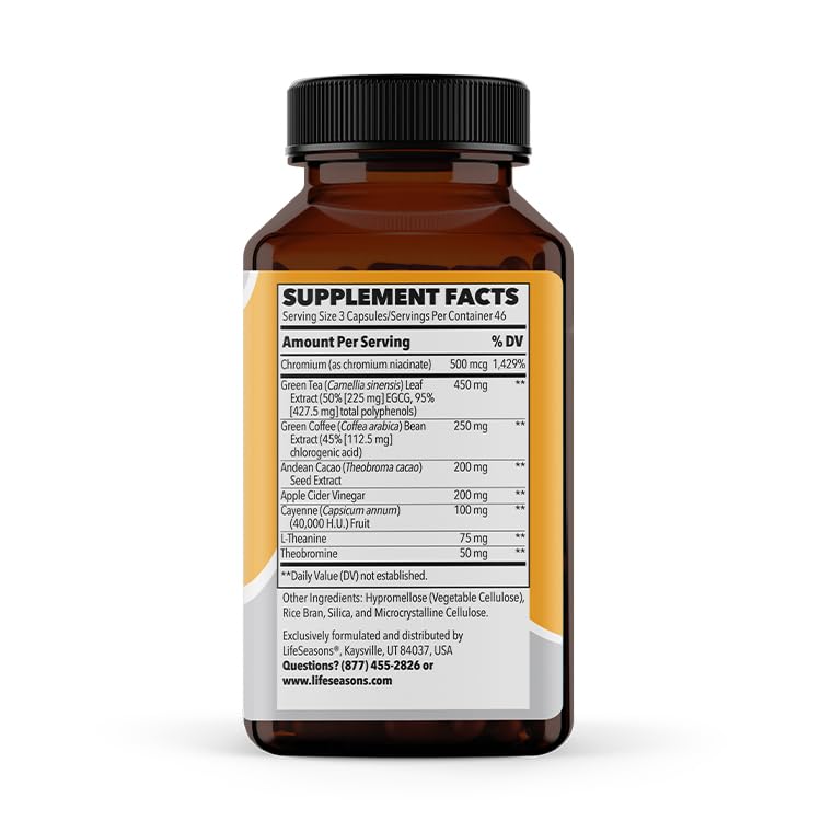 LifeSeasons - Metabolism - Weight Control Support and Energy Booster Supplement LifeSeasonsBuy Supplements Australia