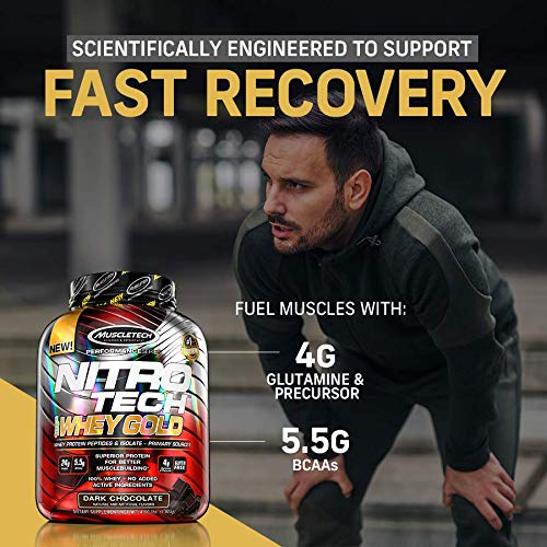 MuscleTech NitroTech 100% Whey Gold Protein Powder, Build Muscle Mass, Whey Isolate Protein Powder MuscletechBuy Supplements Australia
