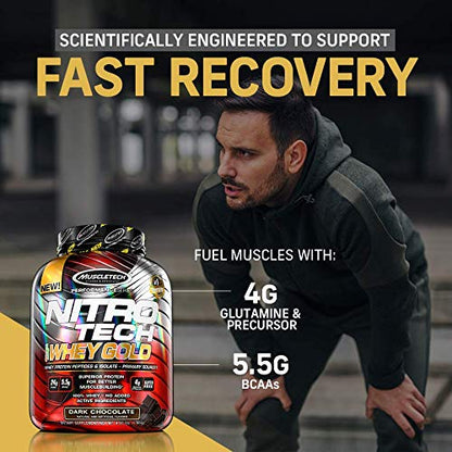 MuscleTech NitroTech 100% Whey Gold Protein Powder, Build Muscle Mass, Whey Isolate Protein Powder MuscletechBuy Supplements Australia