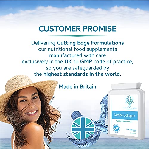 Marine Collagen 600mg 60 Capsules - Highly Bioavailable Naticol® Type 1 swiss bioenergeticsBuy Supplements Australia