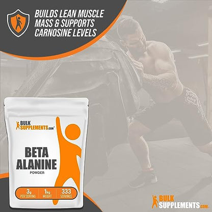 BULKSUPPLEMENTS.COM Beta Alanine Powder - Beta Alanine Pre Workout, Beta Alanine BULKSUPPLEMENTS.COMBuy Supplements Australia